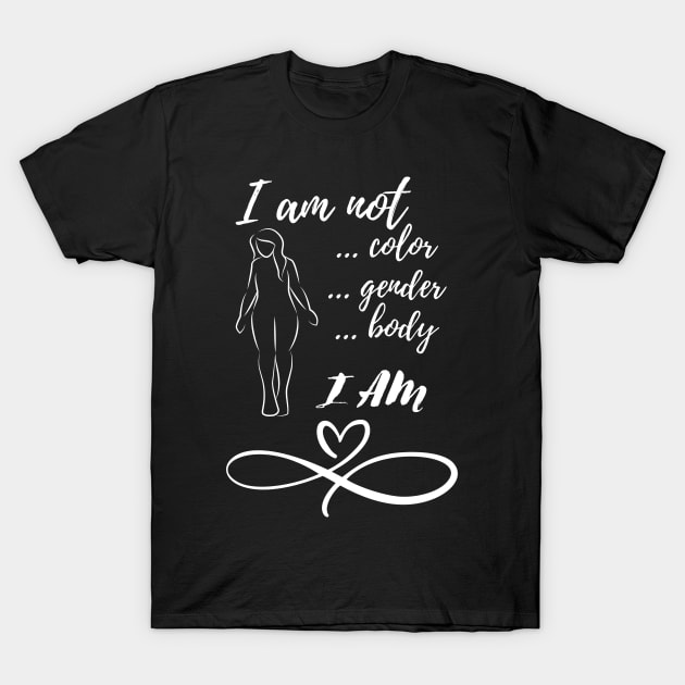 I AM Infinite Love T-Shirt by Sovereign Souldier